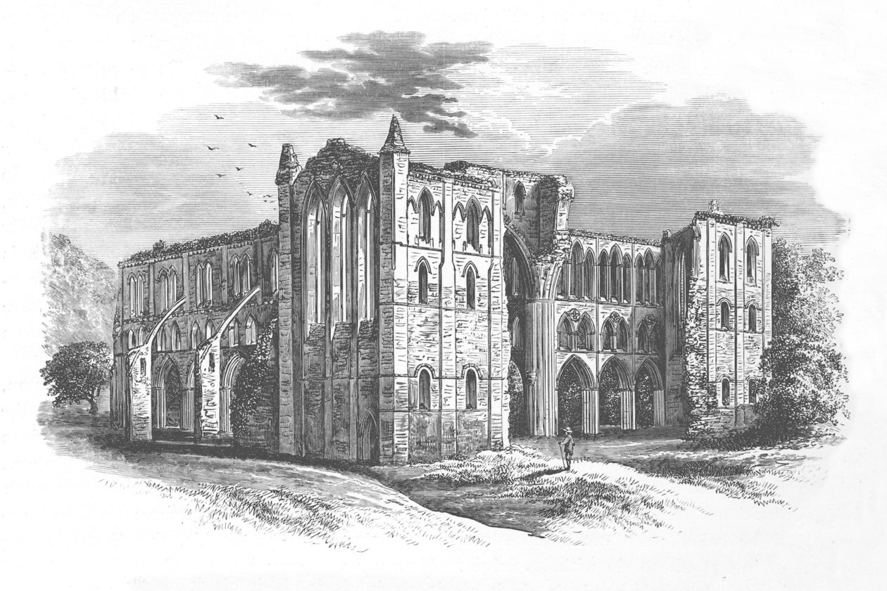 Do norte, Rievaulx Abbey, c1880, 1897 de Alexander Francis Lydon