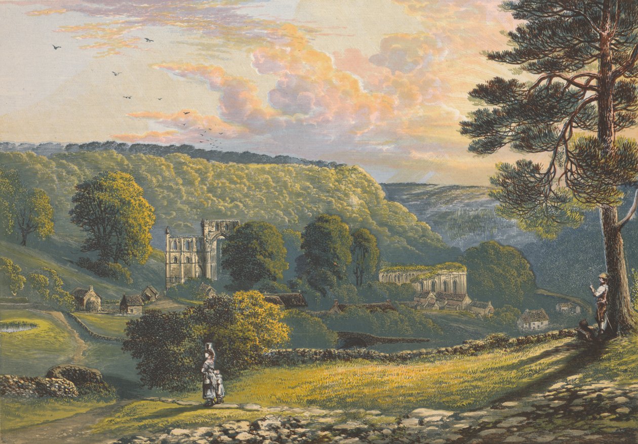 Abadia de Rievaulx, c1880, 1897 de Alexander Francis Lydon