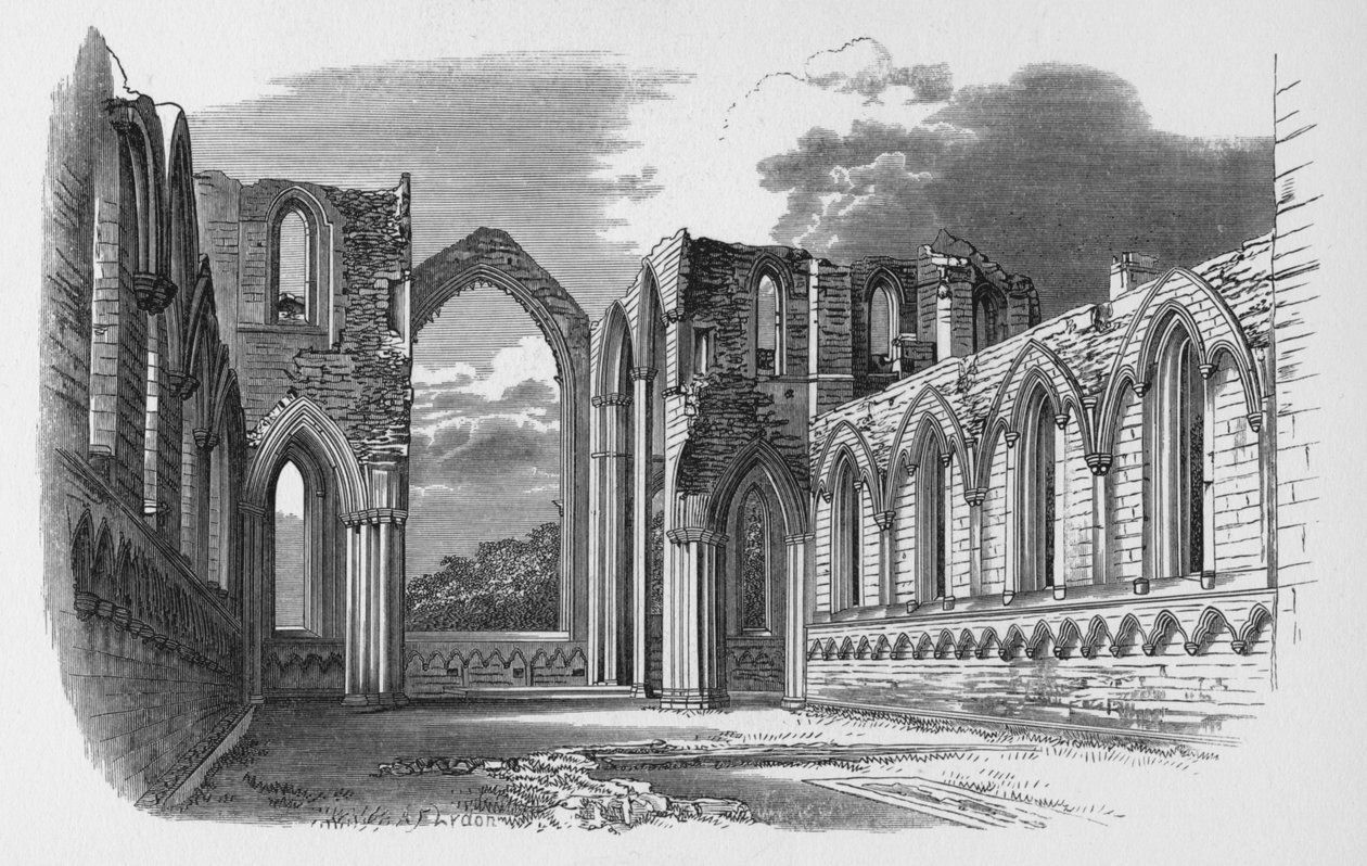 O coro, abadia de fontes, c1880, 1897 de Alexander Francis Lydon