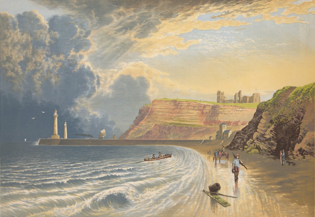 Abadia de Whitby, c1880, 1897 de Alexander Francis Lydon