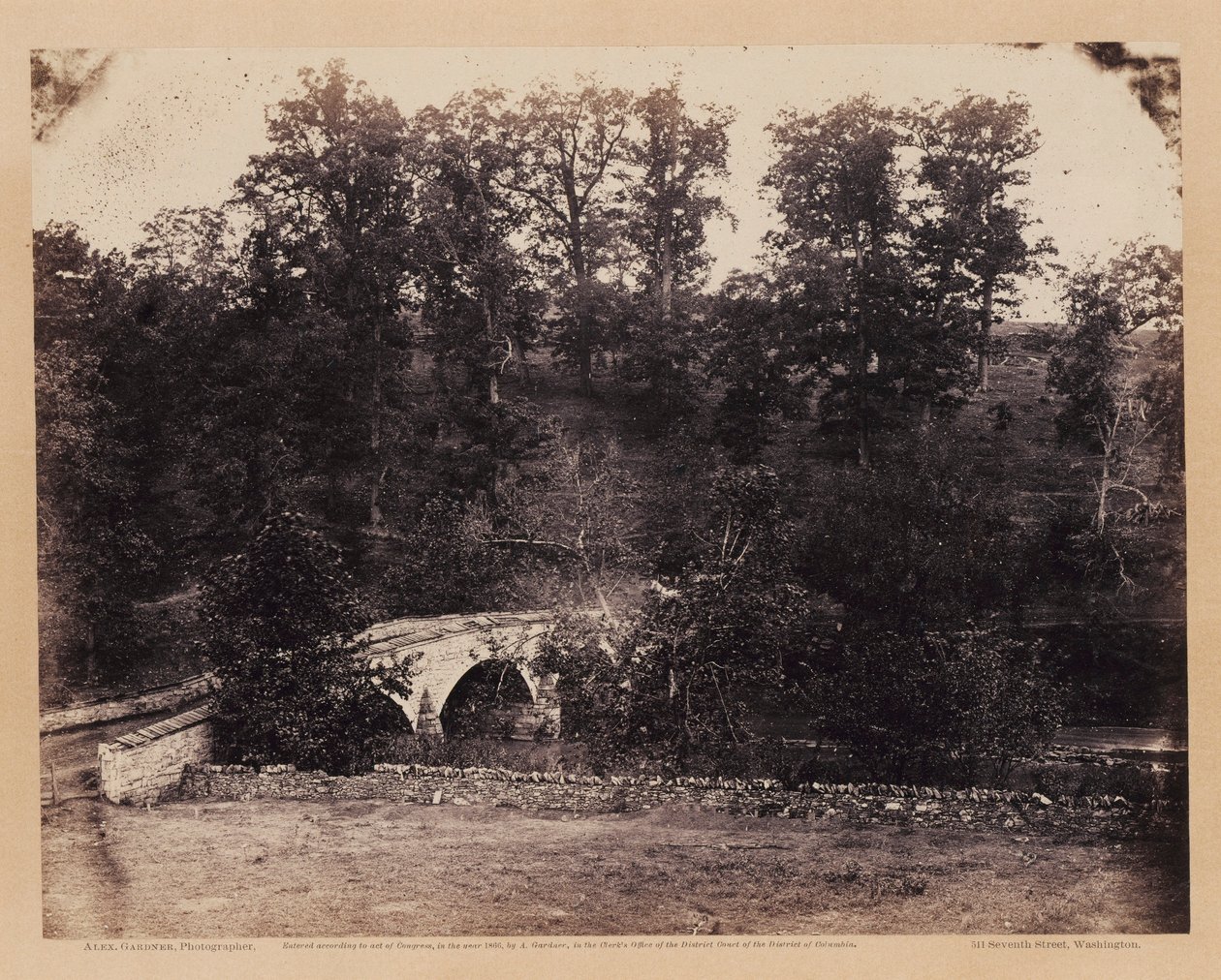 Burnside Bridge, Across Antietam Creek, Maryland, de Gardner