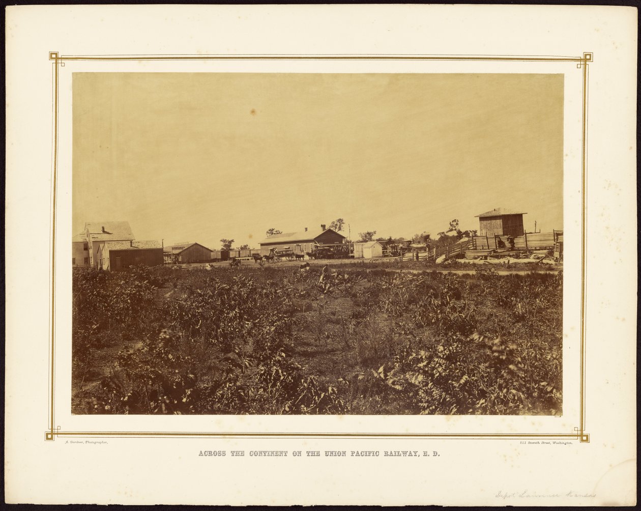 [Depósito, Lawrence, Kansas] de Alexander Gardner