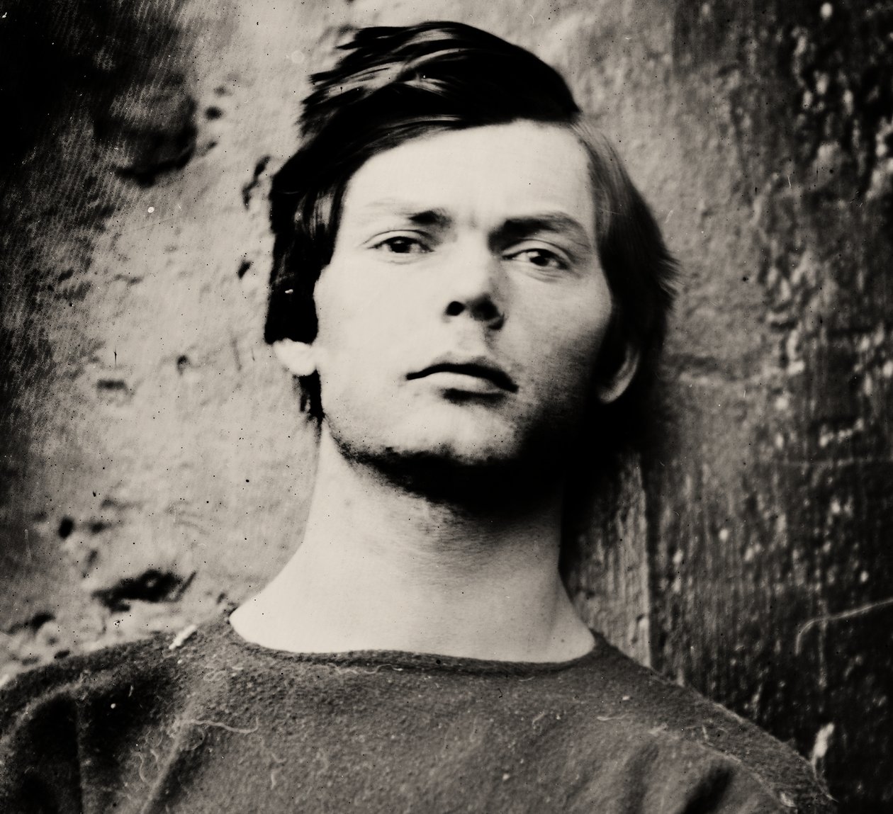 Lewis Powell em ferros de pulso a bordo do USS Saugus, 1865 de Alexander Gardner