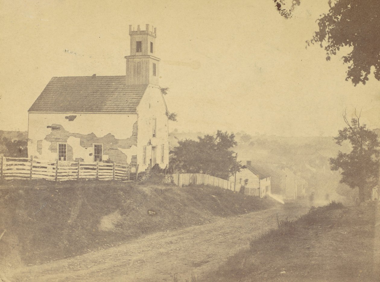 Igreja Luterana, Sharpsburgh, Maryland, setembro de 1862, 1862. de Alexander Gardner