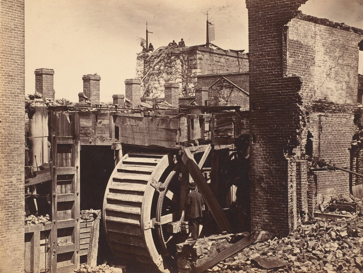 Mill, Richmond, Virgínia, ca. 1865. de Alexander Gardner
