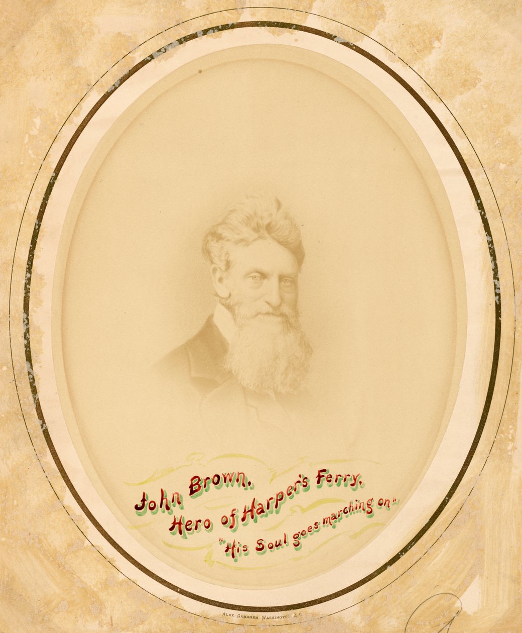 Retrato de John Brown, ca. 1859. de Alexander Gardner