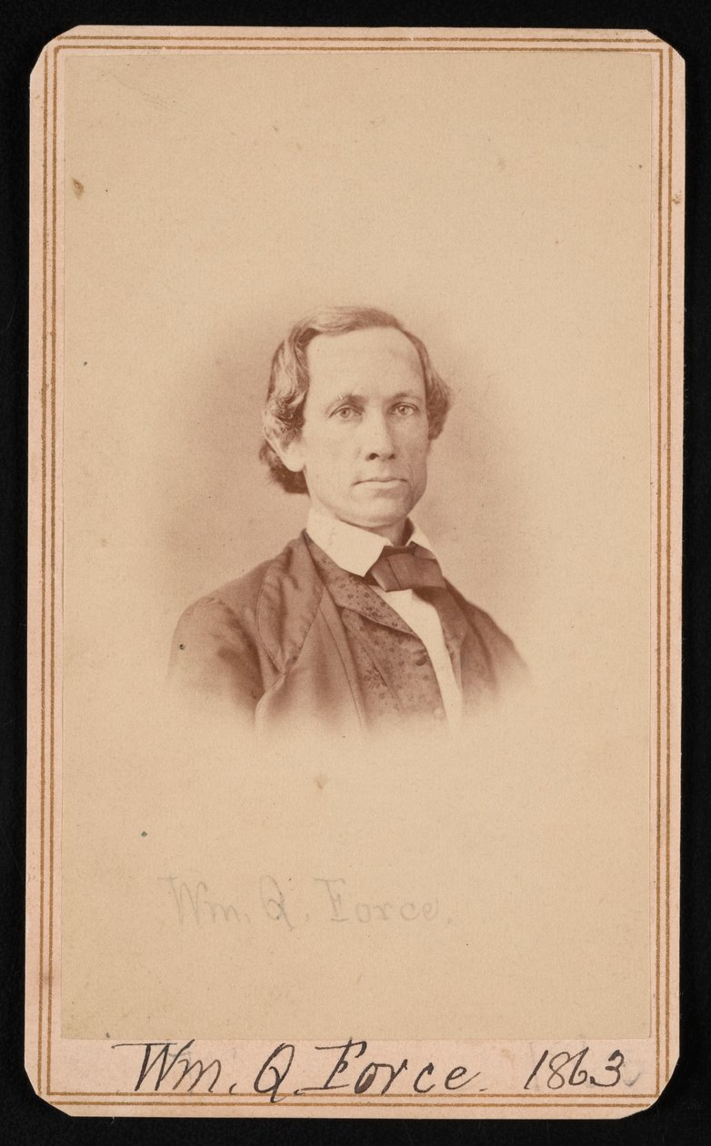 Retrato de William Quereau Force 1820-1880, junho de 1863. de Alexander Gardner