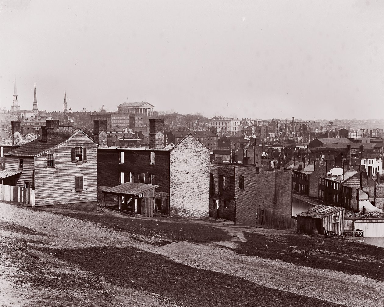Richmond após a evacuação, 1865. de Alexander Gardner