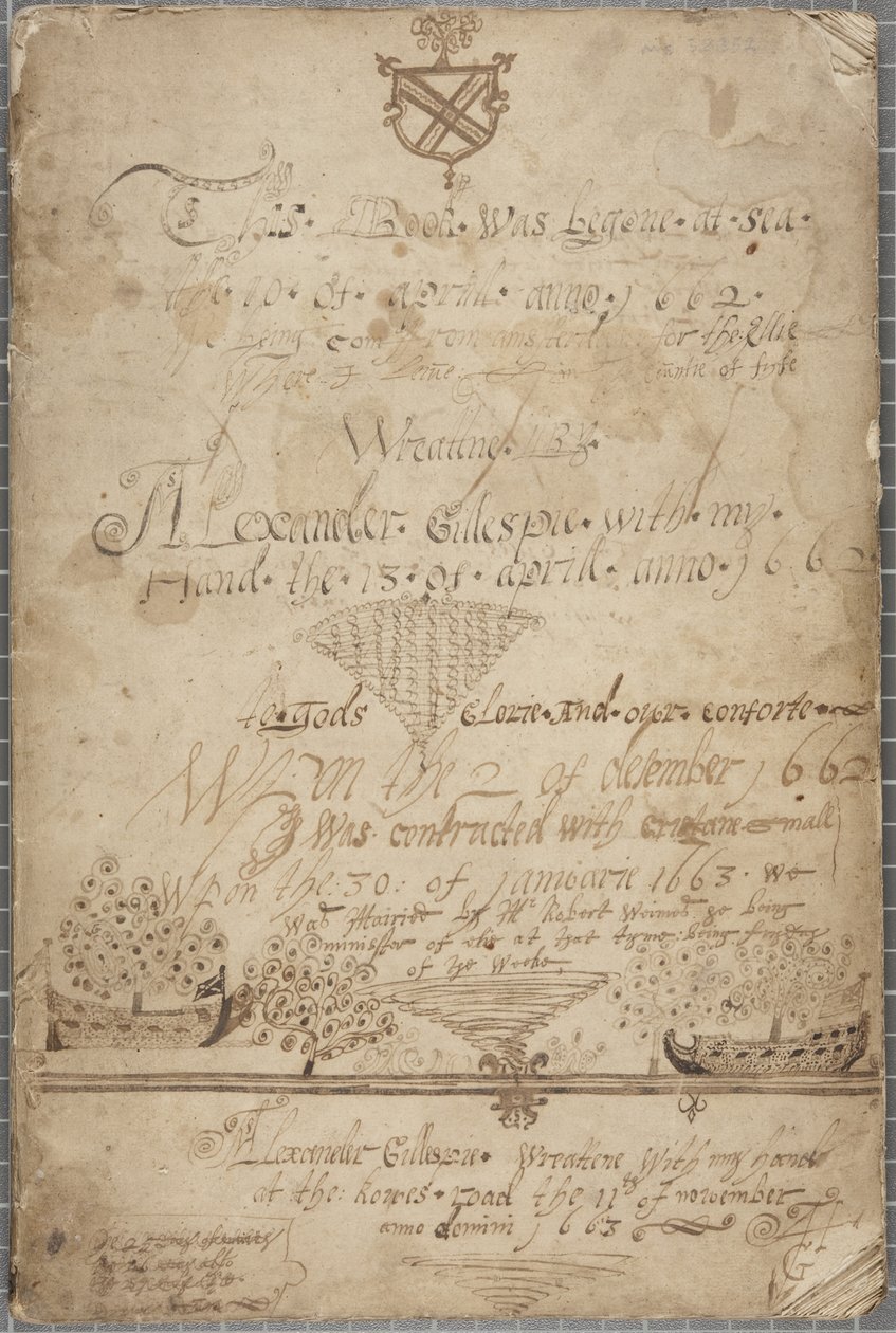 Jornal de Alexander Gillespie, 1662-85 de Alexander Gillespie