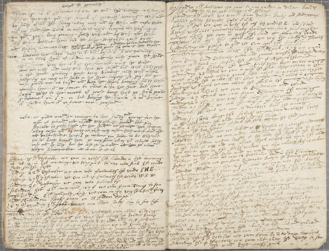 Jornal de Alexander Gillespie, 1662 de Alexander Gillespie