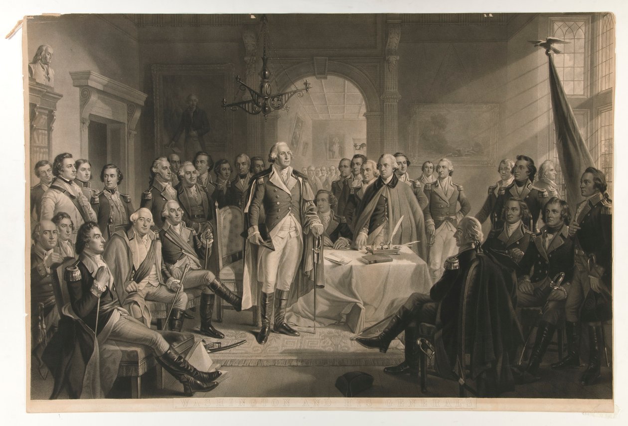 Washington e seus generais de Alexander Hay Ritchie