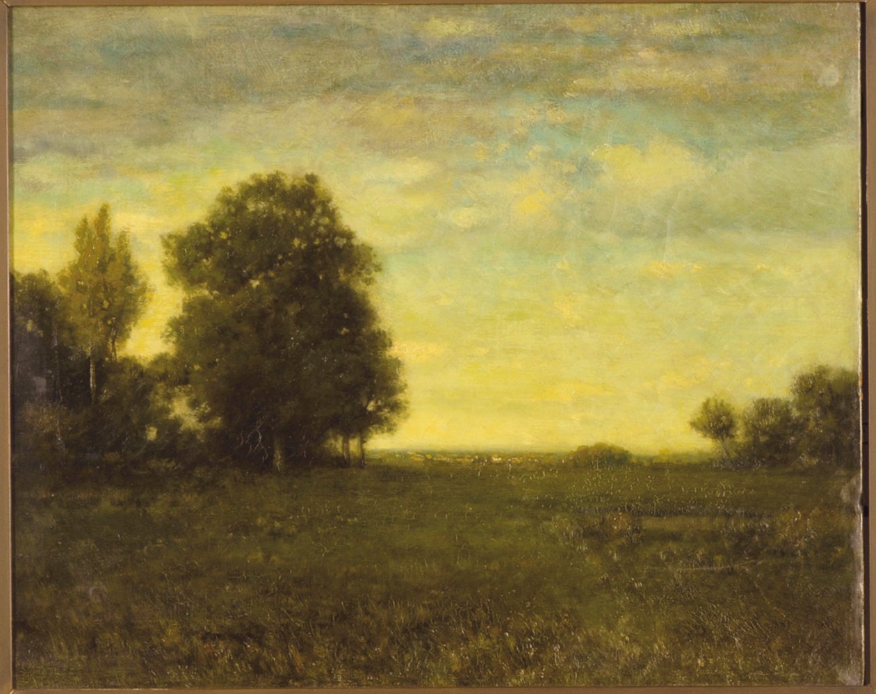 Um prado com árvores de Alexander Helwig Wyant