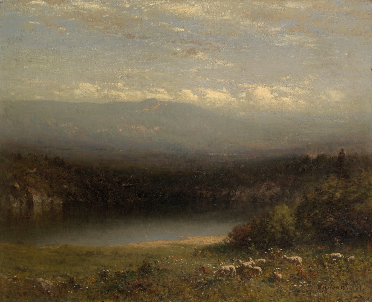 Lago de montanha de Alexander Helwig Wyant