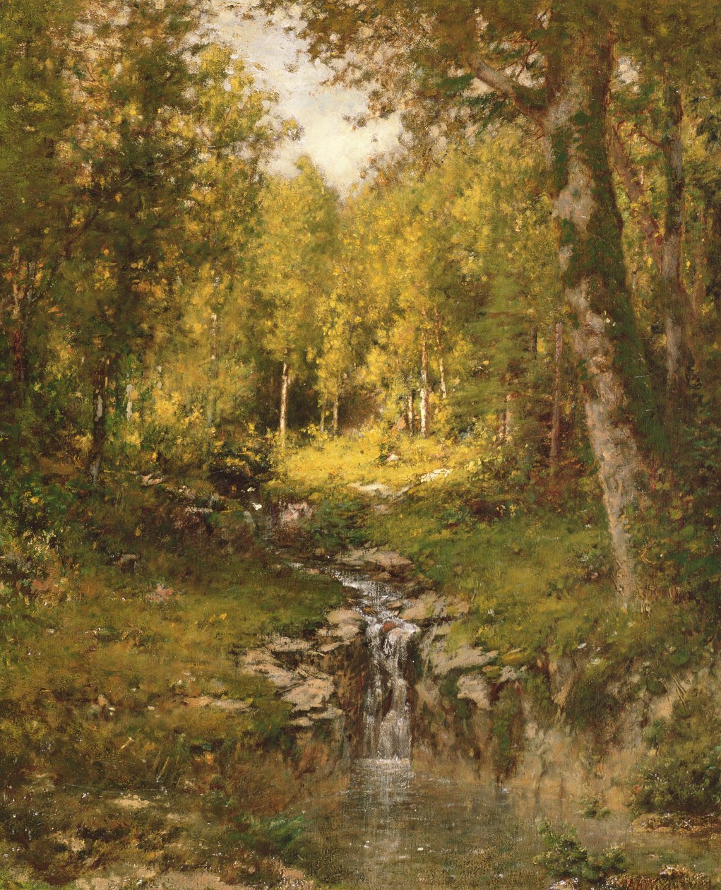 Piscina na floresta, 1880 de Alexander Helwig Wyant