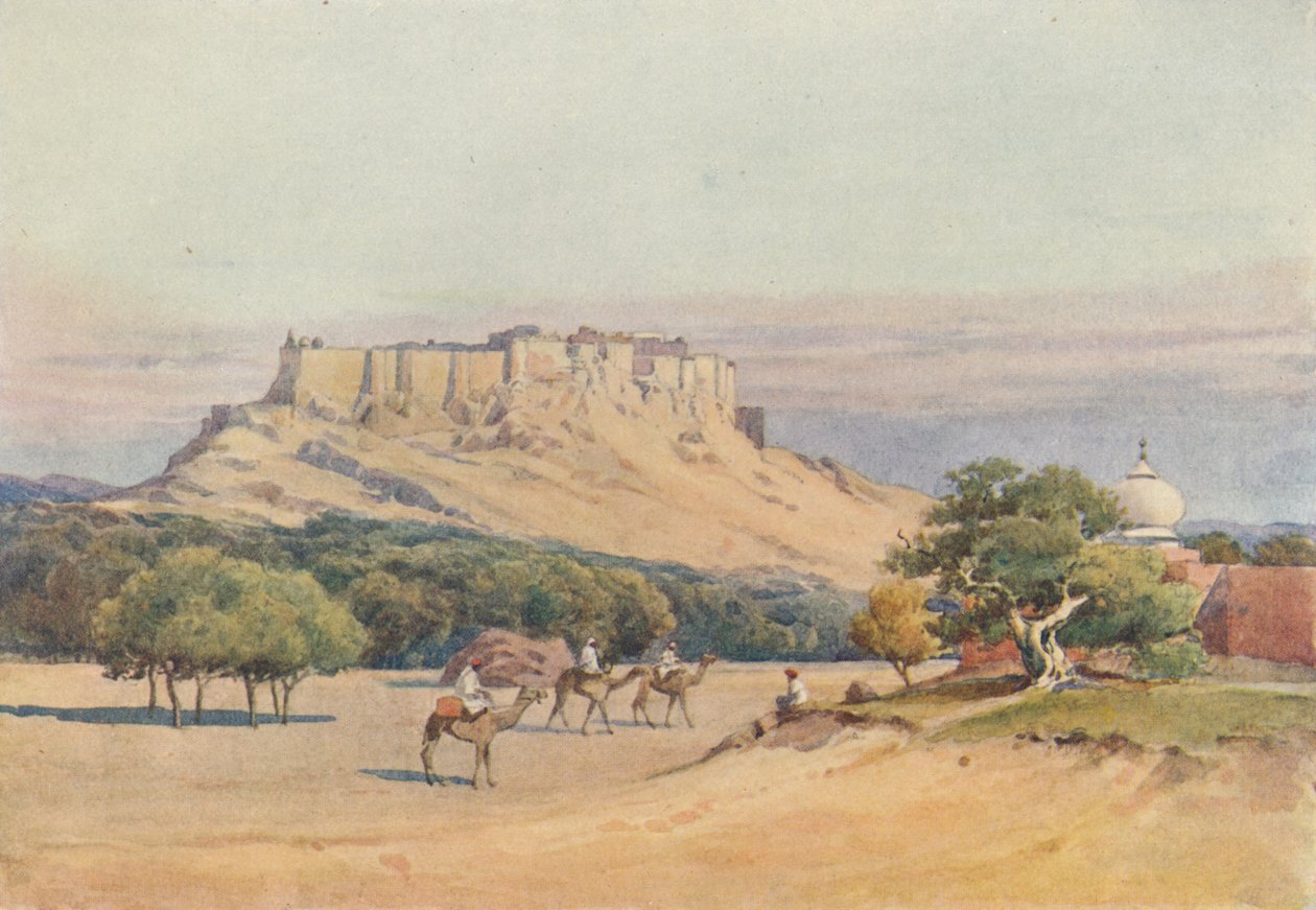 Jodhpur - vista geral do forte, c1880 1905. de Alexander Henry Hallam Murray