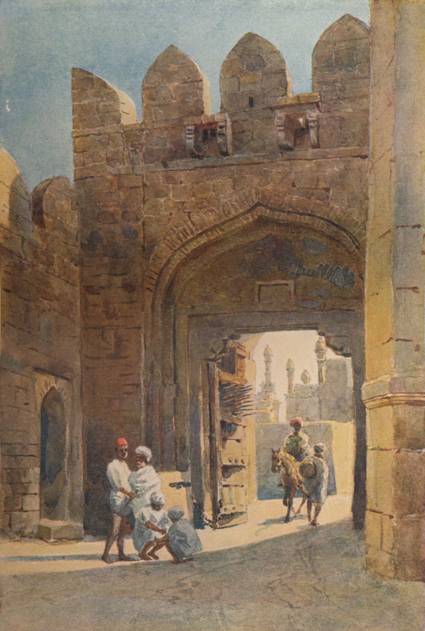 O portão de Shahpur, Bijapur, c1880 1905. de Alexander Henry Hallam Murray
