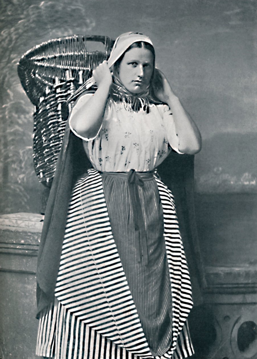 Uma dona de peixe de Newhaven, Escócia, 1912 de Alexander Inglis