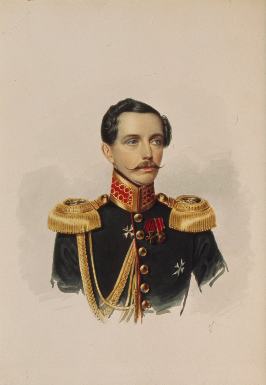 Retrato de Mikhail Vasilyevich Pashkov 1802-1863, 1838 de Alexander Ivanovich Klünder