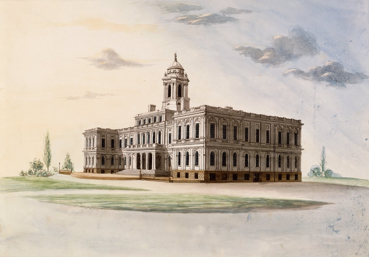 Prefeitura, Nova York, de Alexander Jackson Davis