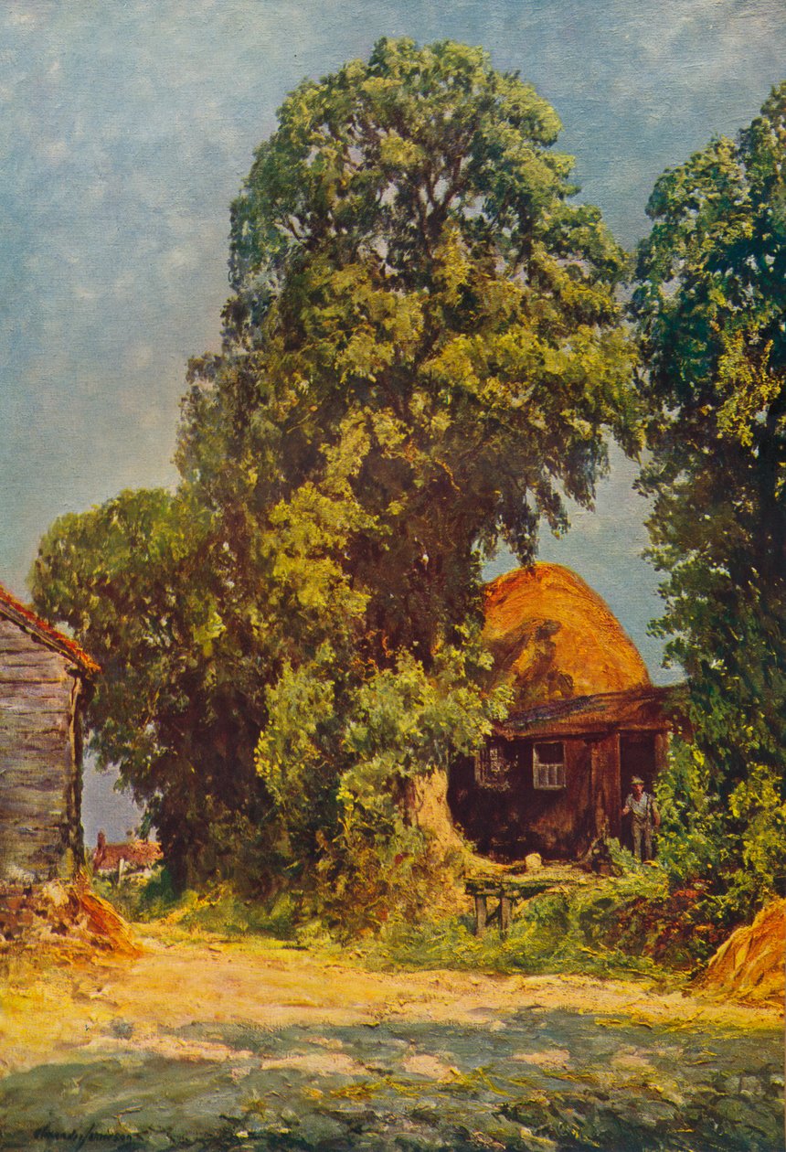 Um dia quente no caminho inferior de Icknield, 1935 de Alexander Jamieson