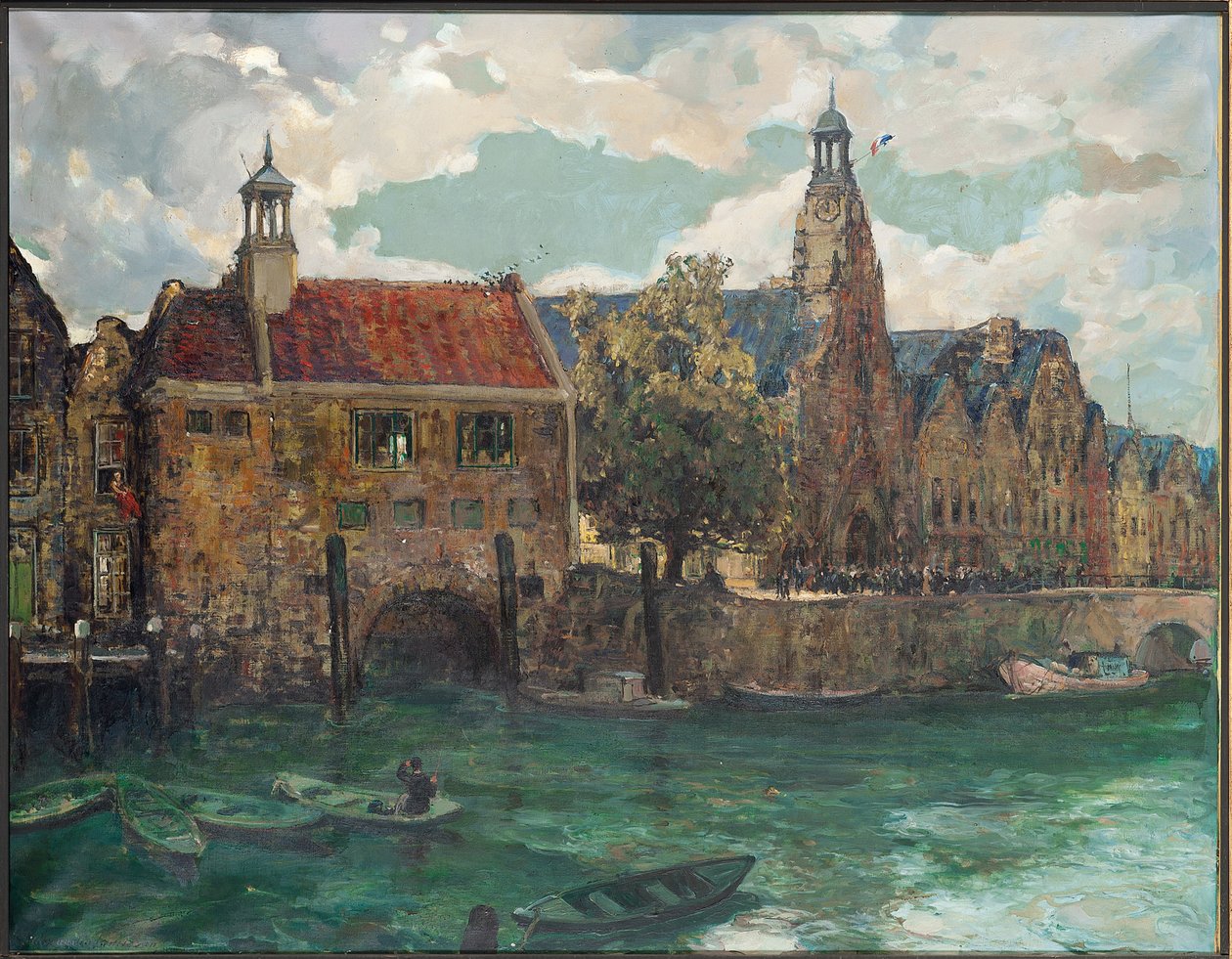 Domingo, meio-dia em Rotterdam (óleo sobre tela) de Alexander Jamieson