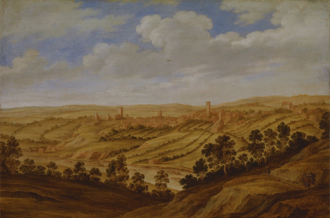 Castelo de Richmond, Yorkshire de Alexander Keirincx