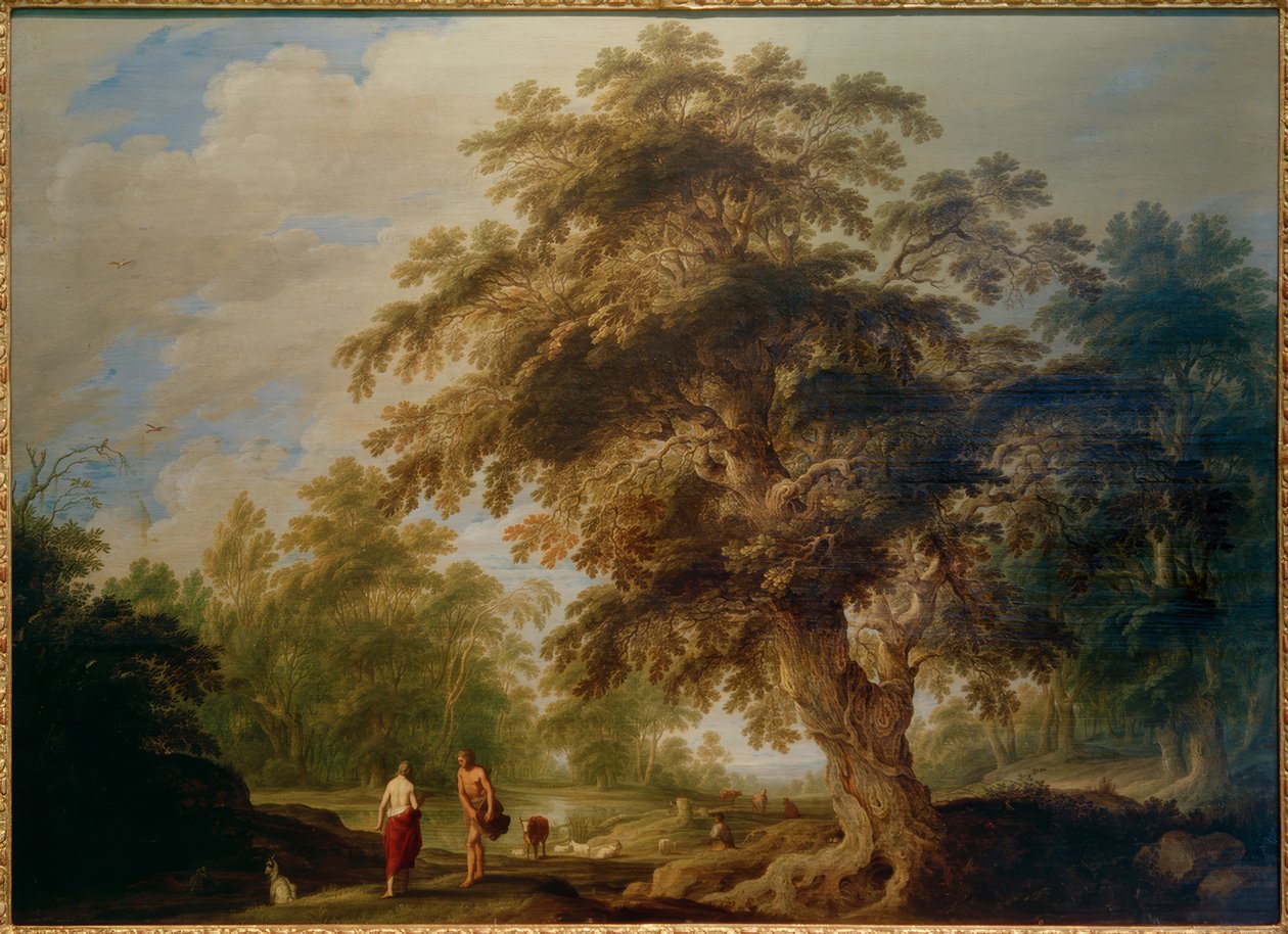 Paisagem com Apollo na Sibila Cumaean de Alexander Keirncx