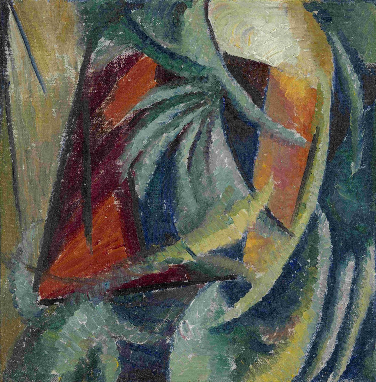 Composição Abstrata, 1913-1914 de Alexander Bogomazov