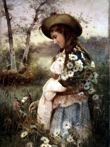 Reunião de Margueritas (aguarela) de Alexander M. Rossi