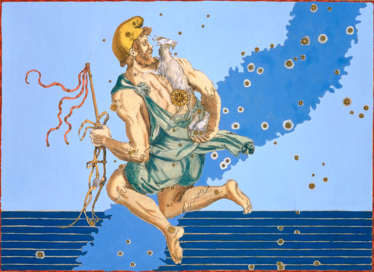 Constelação de Auriga, 1603 de Alexander Mair