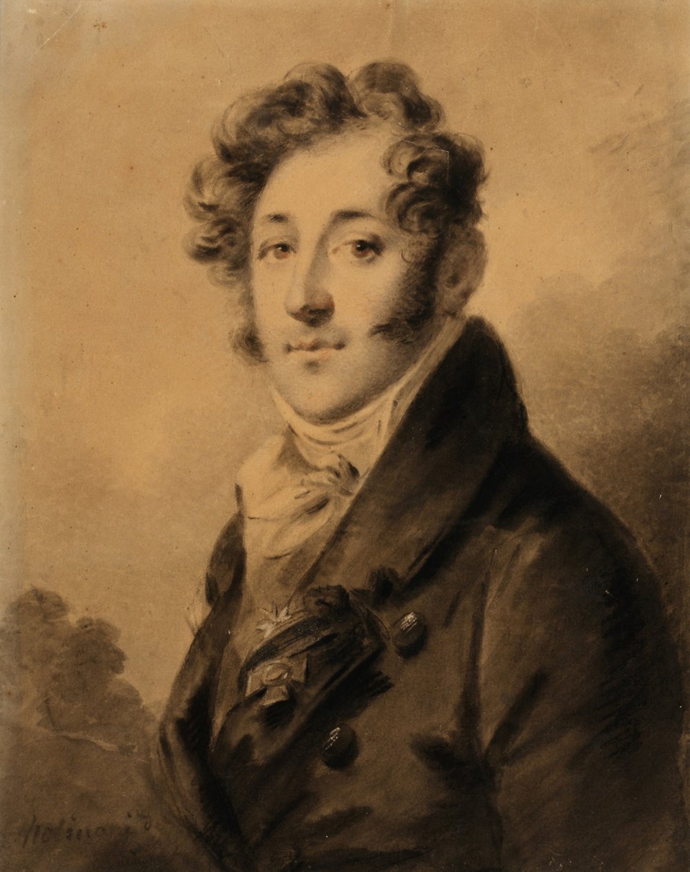 Retrato de Konstantin Yakovlevich Bulgakov 1782-1835, 1800p de Alexander Molinari