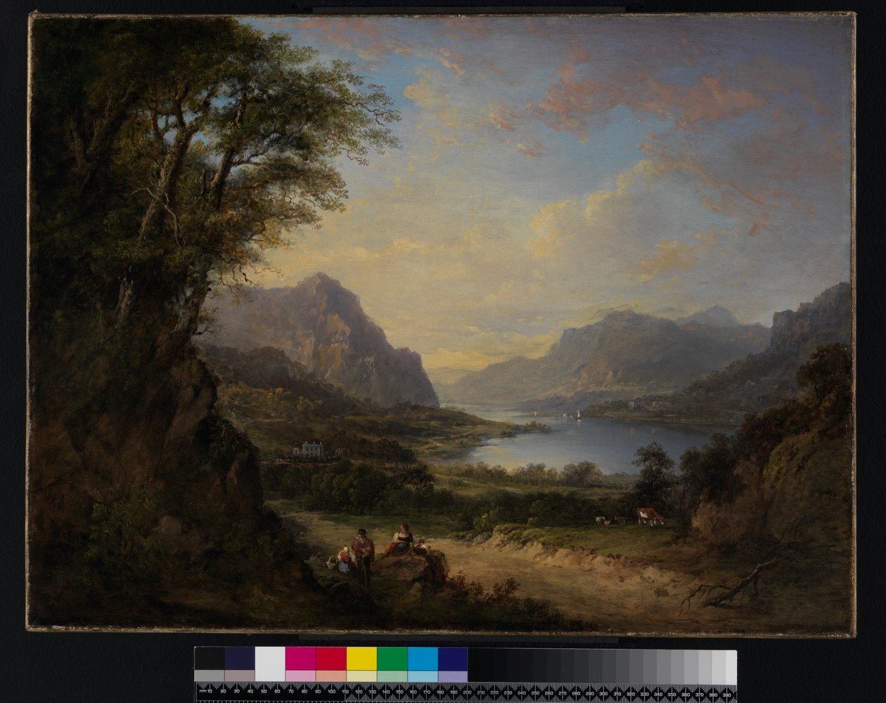 Loch Doon, Ayrshire, antes de 1840 de Alexander Nasmyth