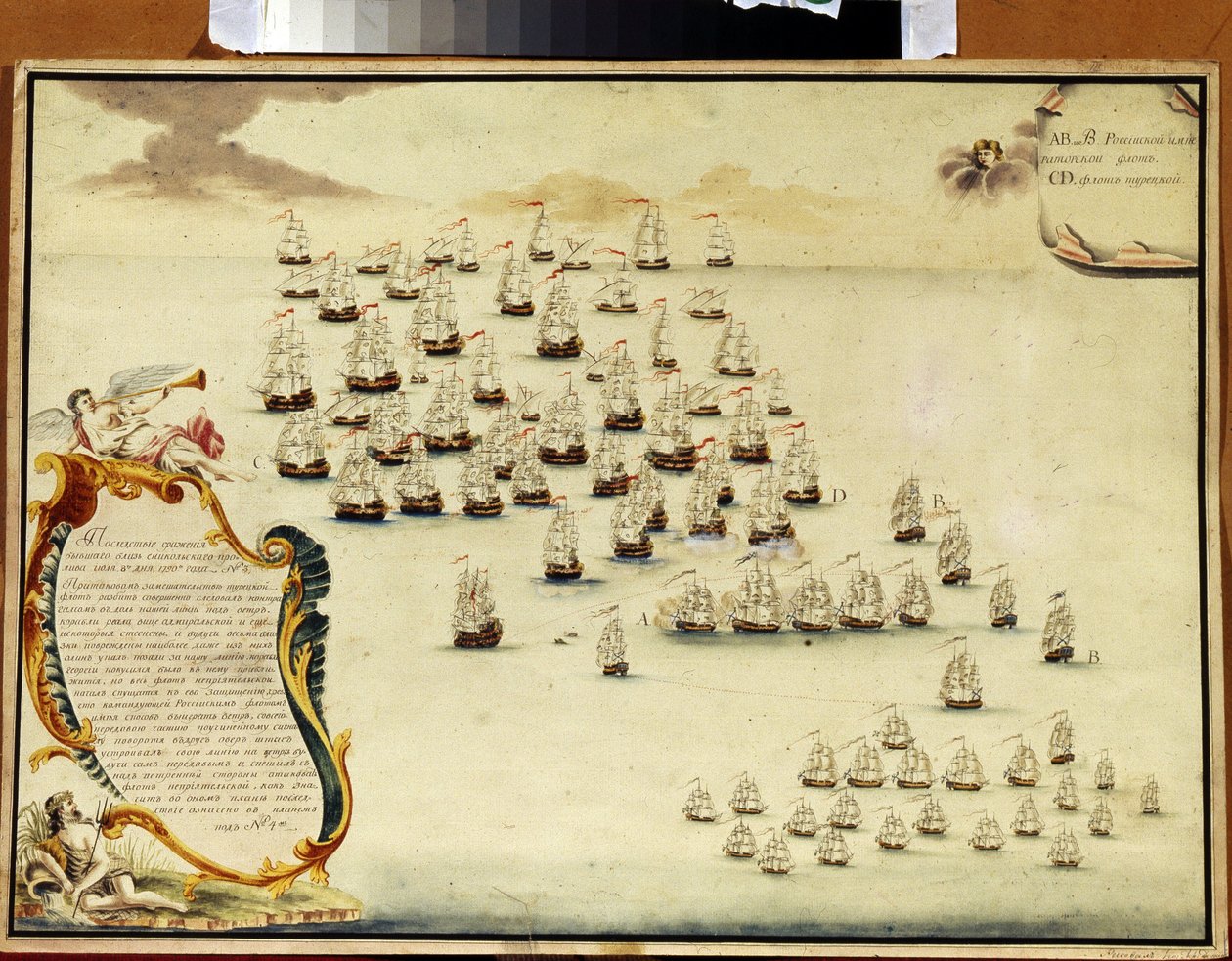 A Batalha Naval do Estreito de Kerch em 19 de Julho de 1790 de Alexander Nikolaevich Depaldo