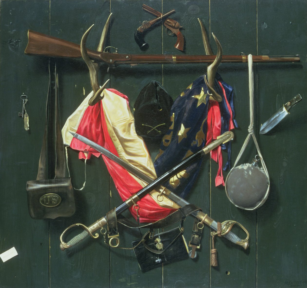 Emblemas da Guerra Civil, 1888 de Alexander Pope