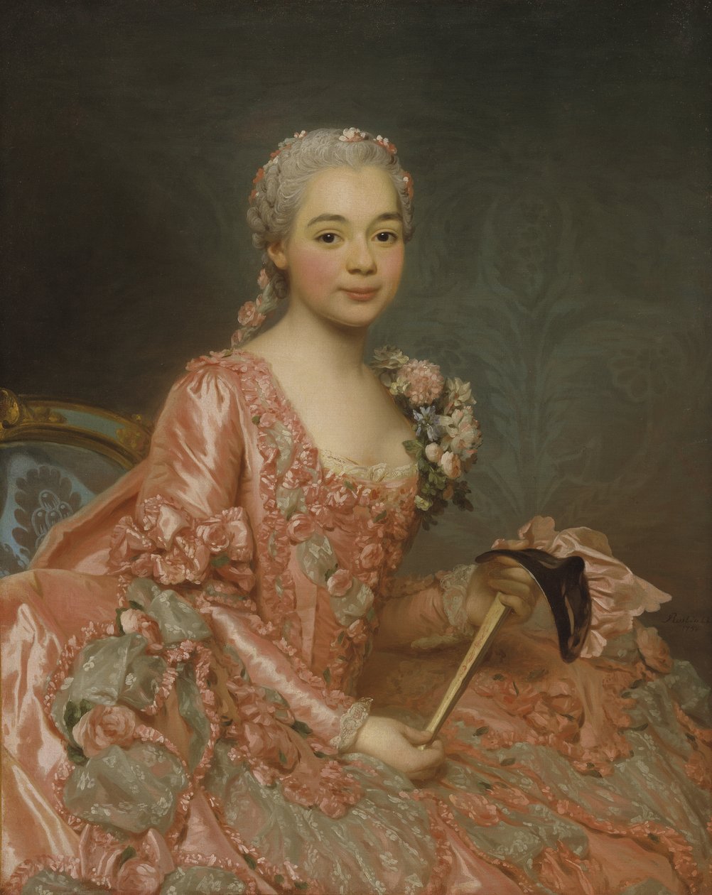 Baronesa de Neubourg-Cromiere, 1756 de Alexander Roslin