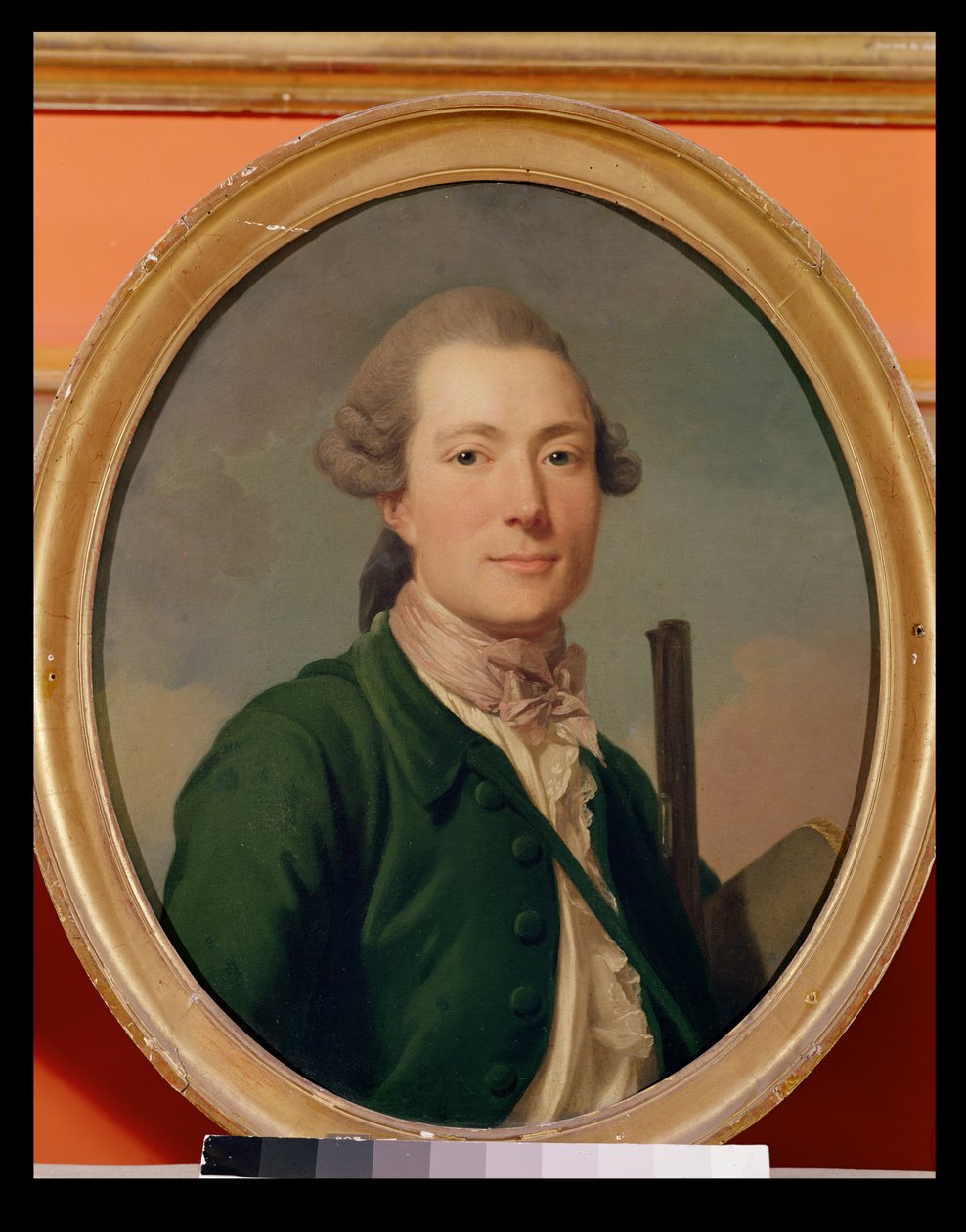 Conde Pierre-François de Cluzel (1734-83) em vestido de caça de Alexander Roslin
