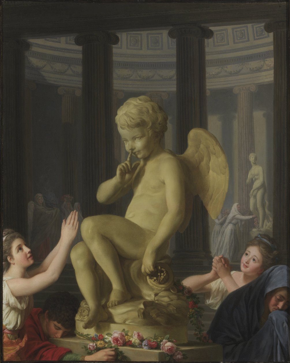 Le culte de Cupidon - The Worship of Cupid, de Roslin, Alexander de Alexander Roslin