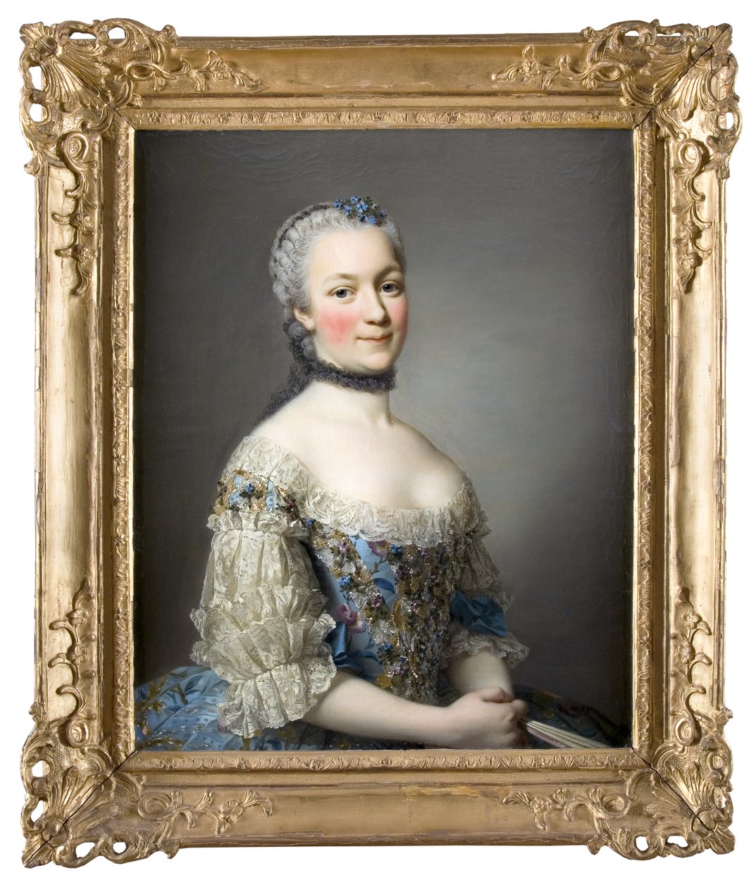 Retrato, mulher de Alexander Roslin