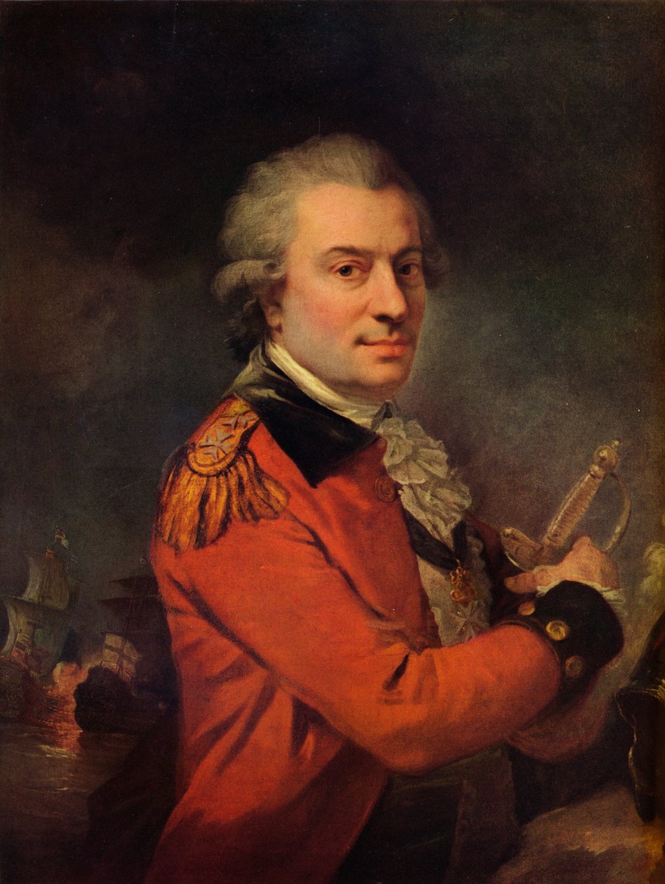 Retrato do Almirante De Suffren, século XVIII, 1915 de Alexander Roslin