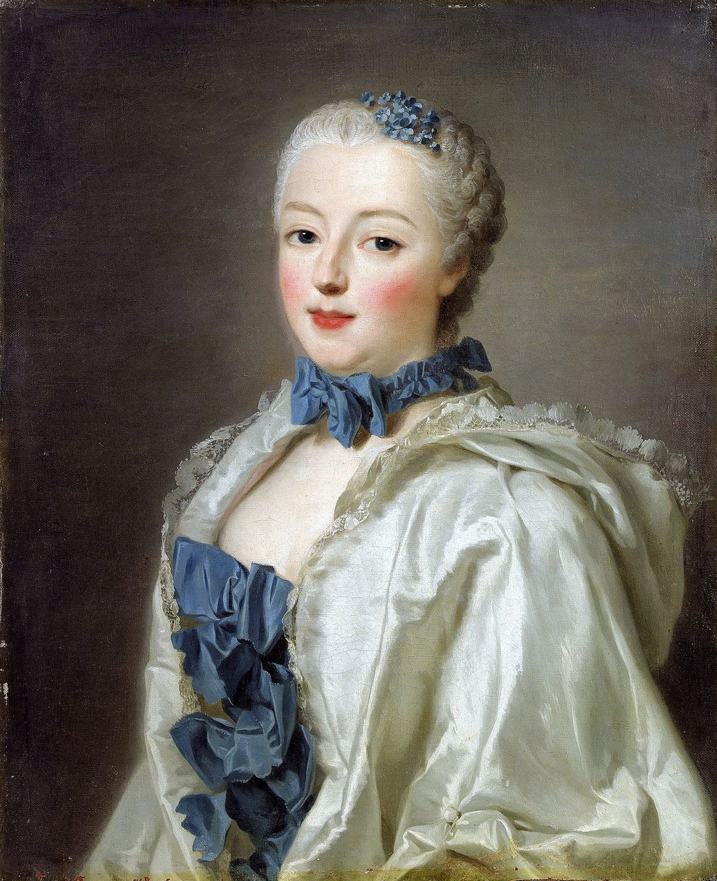 Retrato de Farncoise Marguerite de Sévigné, condessa de Grignan (1646-1705) de Alexander Roslin