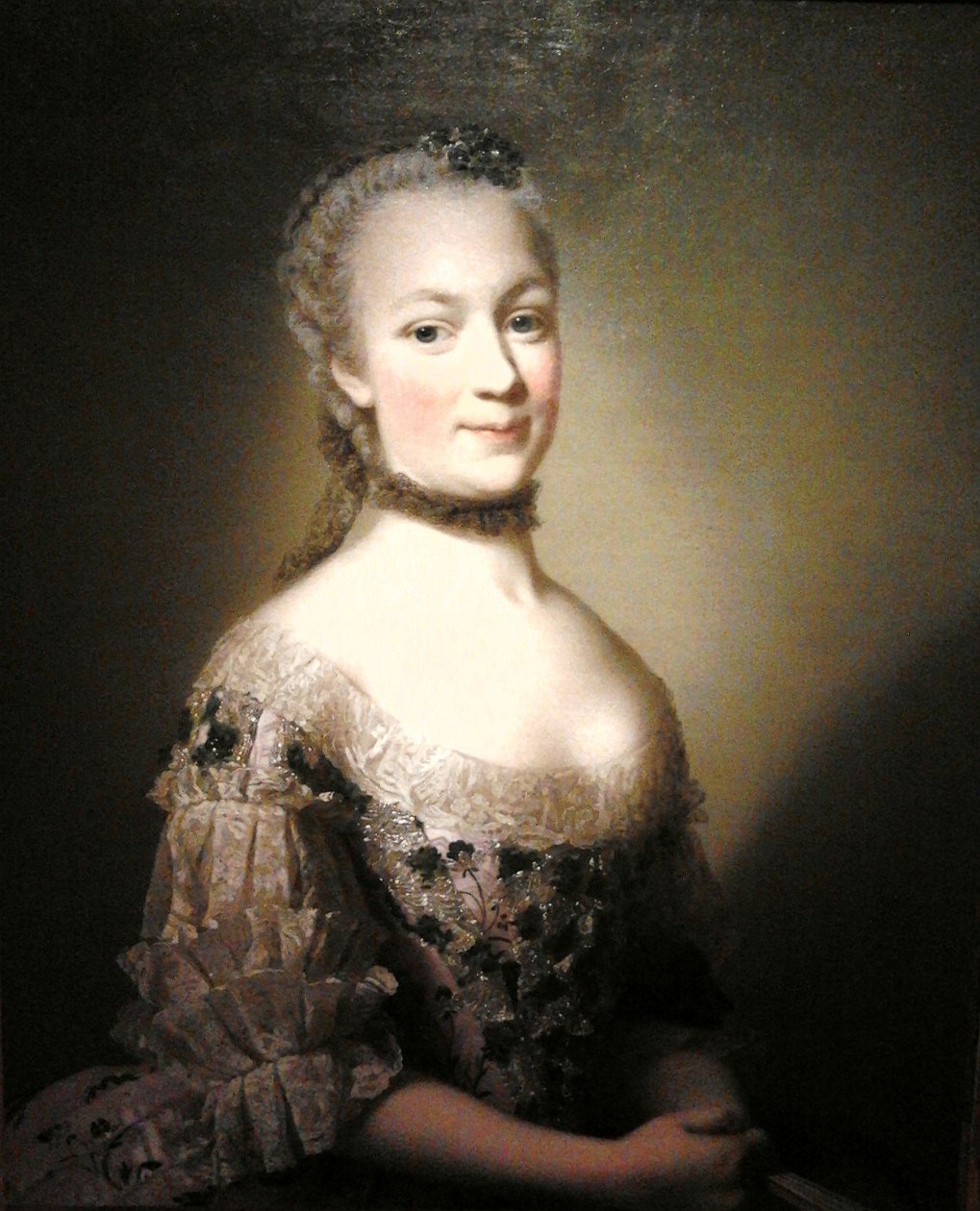 Retrato de Katarzyna Mniszech, nascida Zamoyska de Alexander Roslin