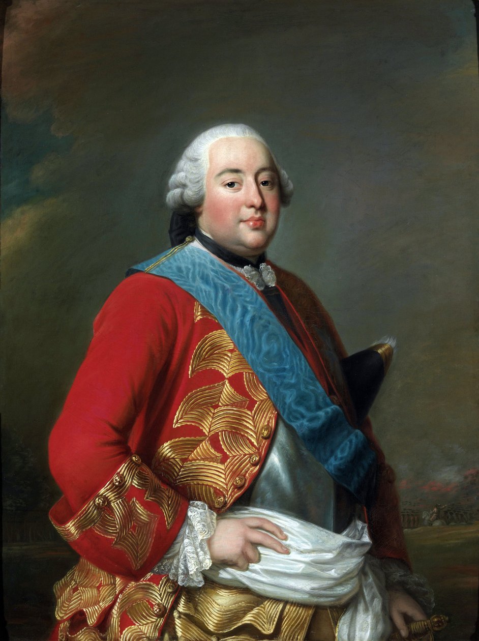 Retrato de Louis Philippe I (1725-1785), Duc de Orleans dit Le Gros - Peinture de Alexander (Alexandre) Roslin (1718-1793), ca 1770 - Oil on canvas - Nationalmuseum Stockholm de Alexander Roslin