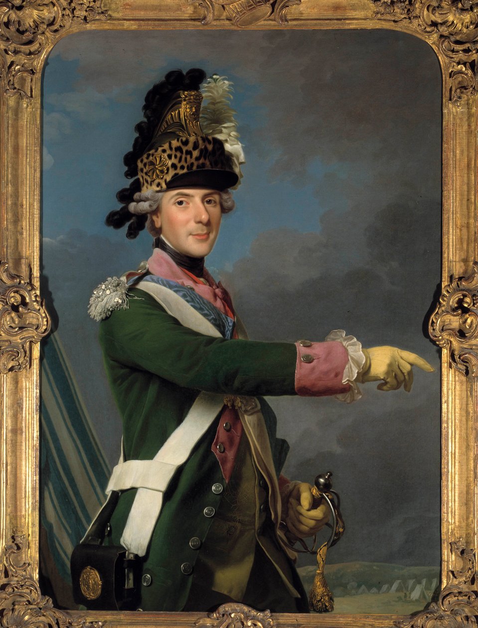 Retrato do golfinho Luís de França (1729-1765), filho de Luís XV Pintura de Alexandre Roslin (1718-1793) de Alexander Roslin