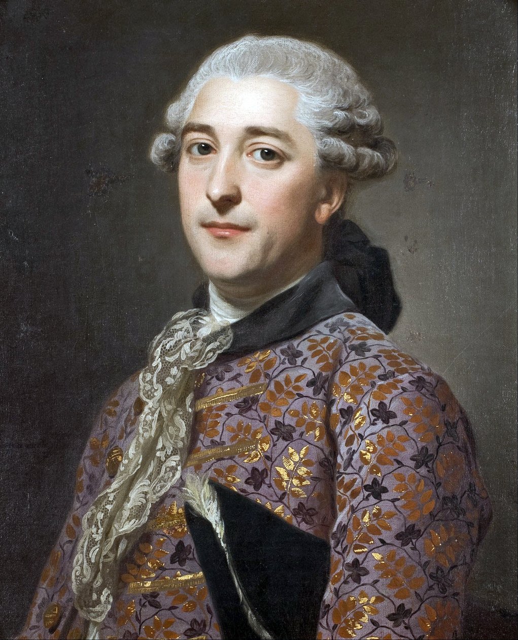 Retrato do príncipe Vladimir Golitsyn Borisovtj de Alexander Roslin