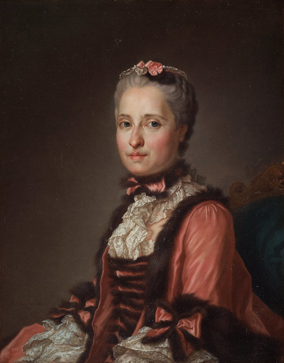 Retrato da princesa Maria Josepha da Saxônia 1731-1767, 1775. de Alexander Roslin