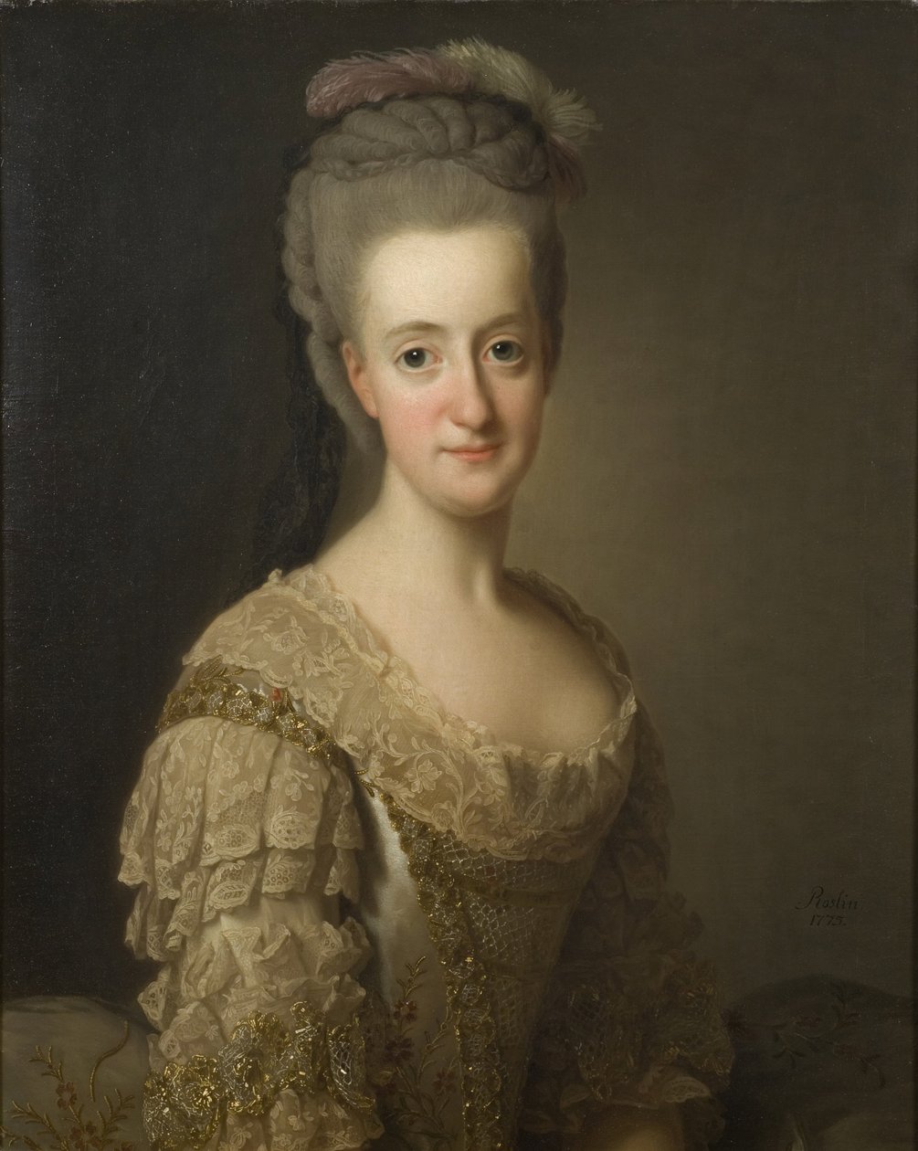 Sofia Albertina, Princesa da Suécia de Alexander Roslin