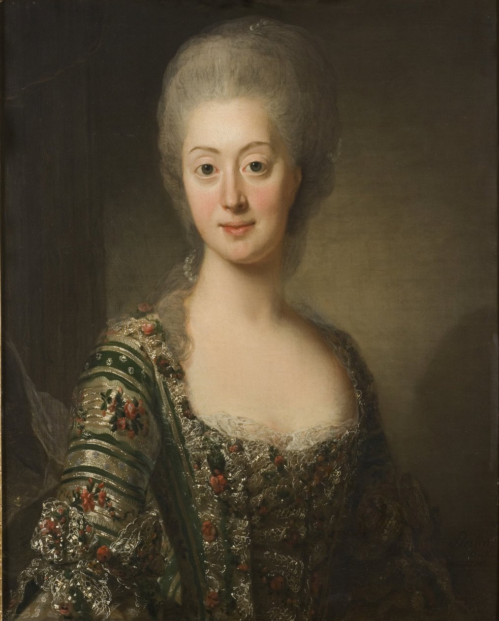 Sofia Madalena, rainha da Suécia de Alexander Roslin
