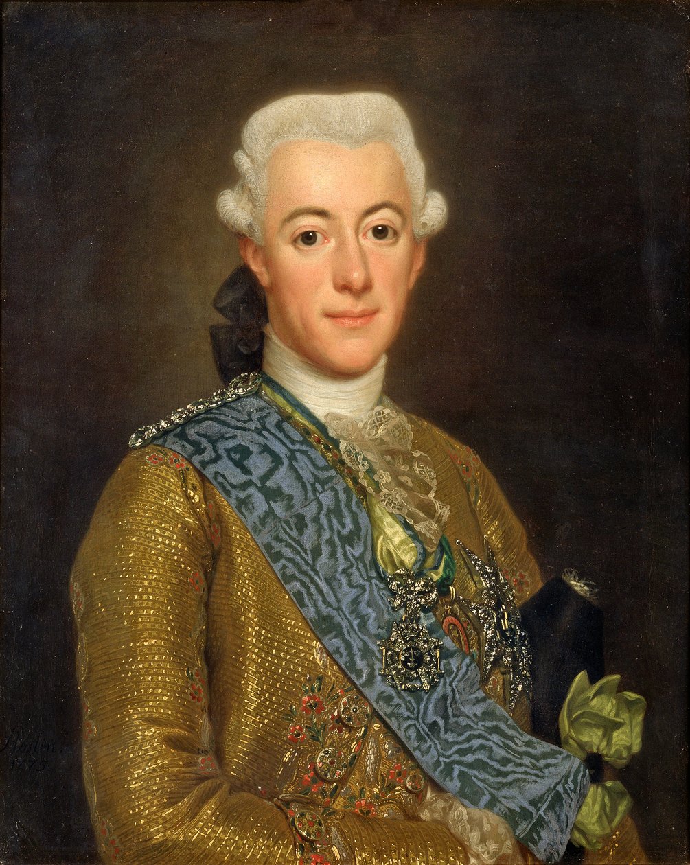Sueco: Gustav III Rei Gustav III da Suécia de Alexander Roslin
