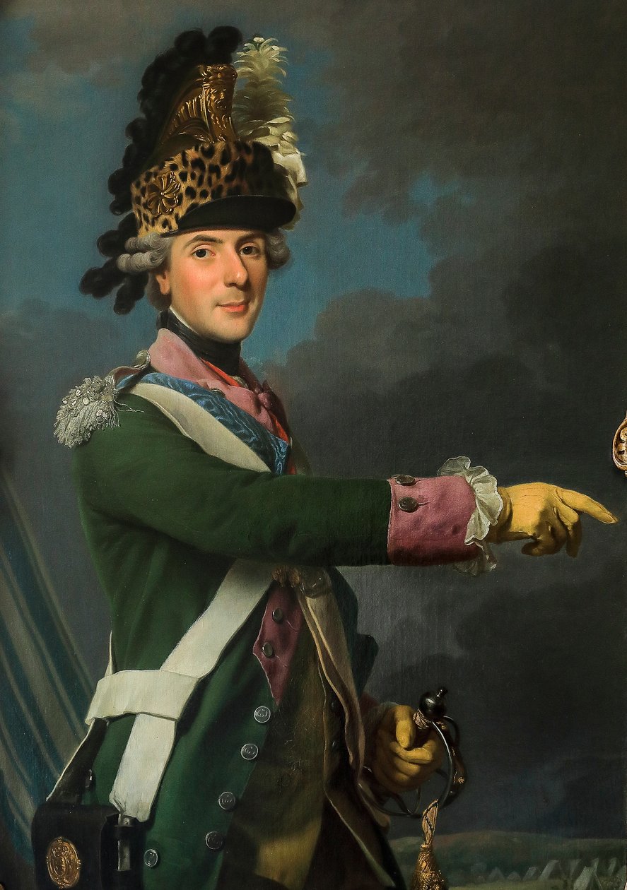 O Delfim, Louis-Ferdinand em uniforme de dragão de Alexander Roslin