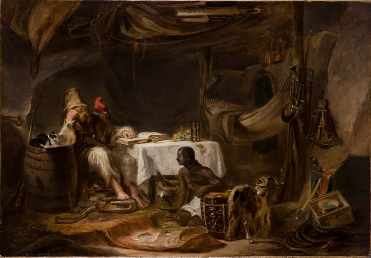 Robinson Crusoe e Man Friday de Alexander Snr Fraser
